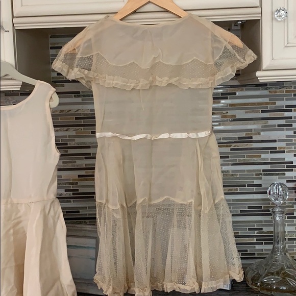 Early 1930’s girls dress and slip 5/6/7 - Picture 8 of 11